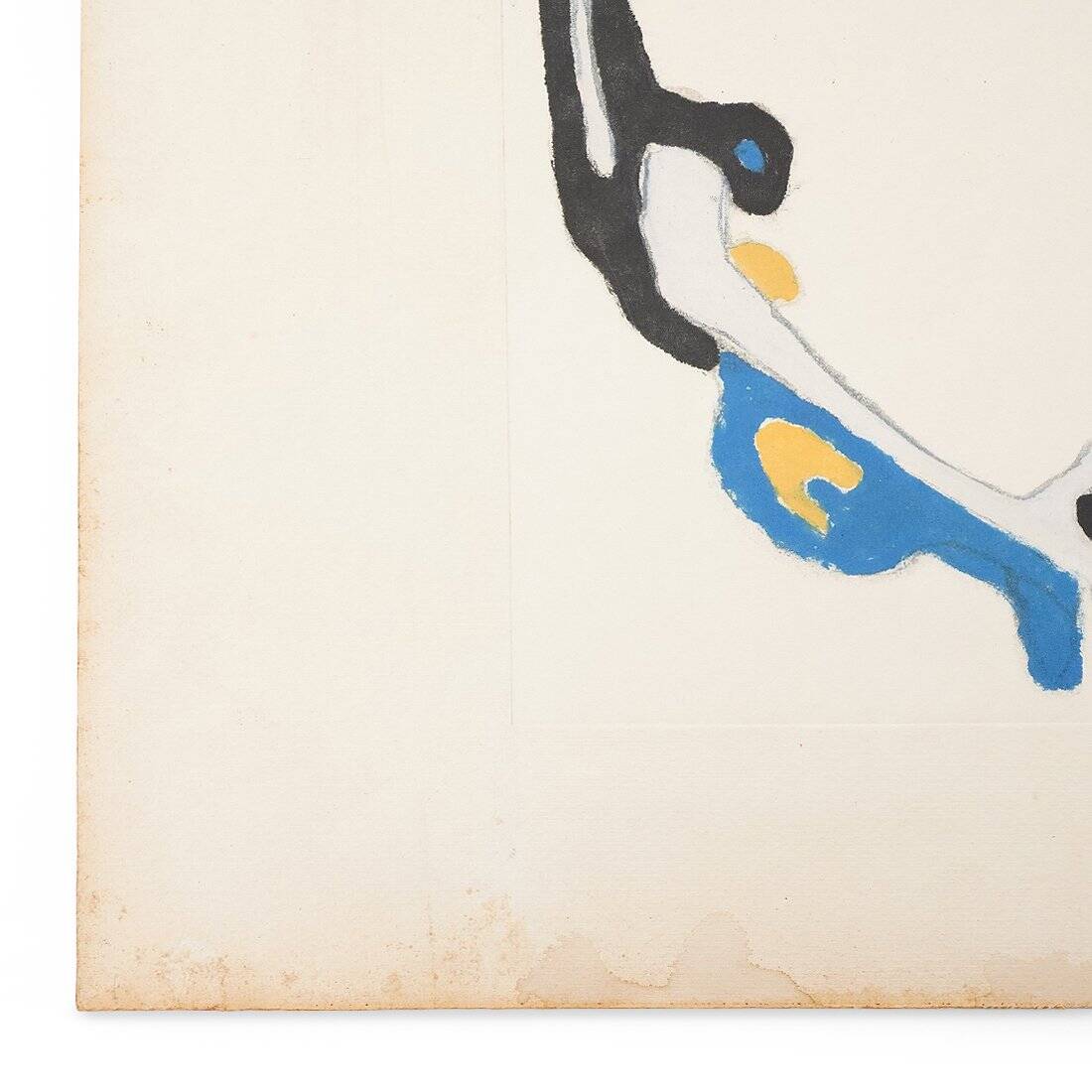 Ansgar Elde, Il Bostrico, 1980s, Monotype on Aquatint