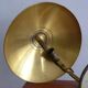 Large brass table lamp, Egon Hillebrand, 1930s