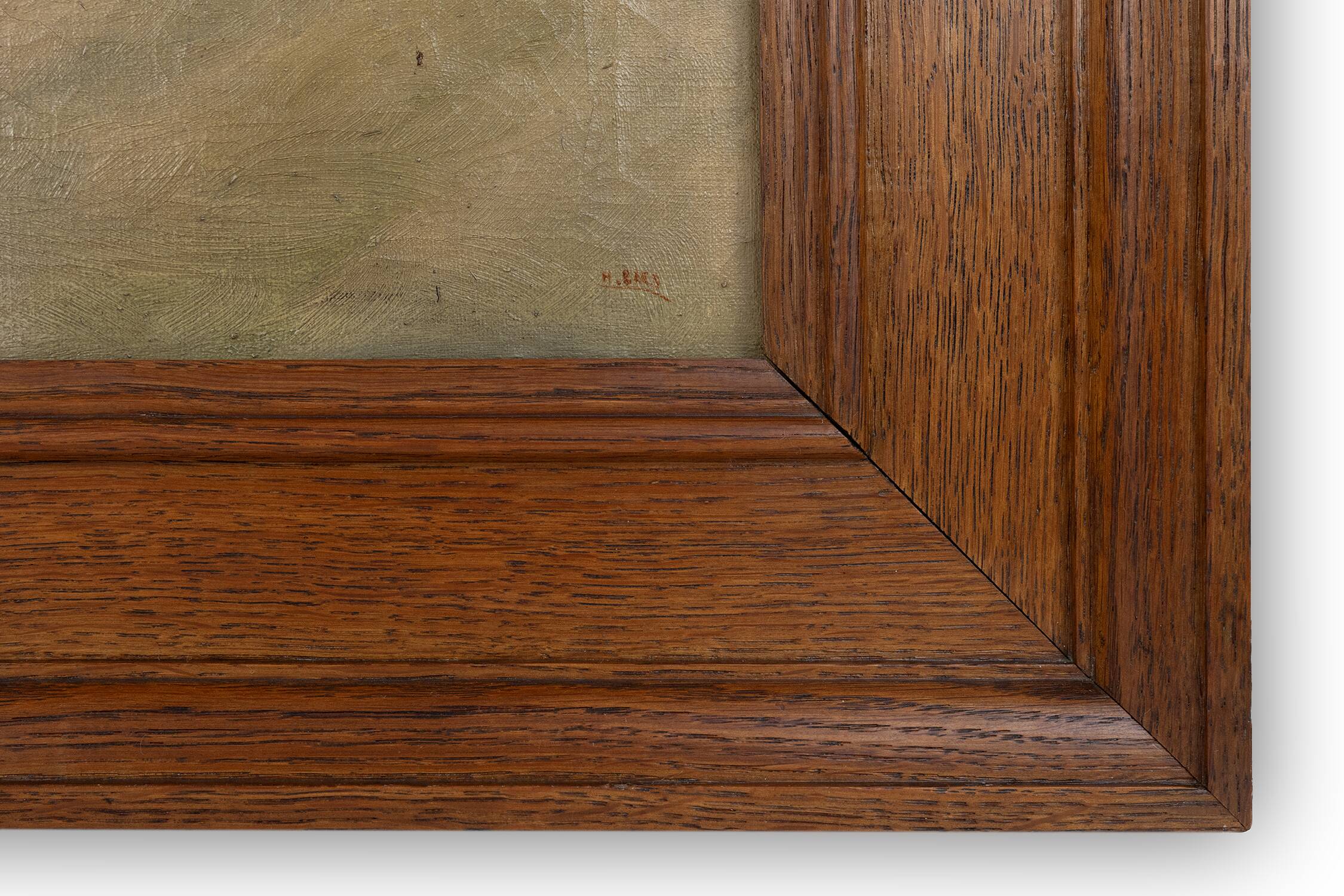 French oil painting in the style of Paul Louis Narcisse Grolleron, ca. 1900