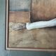 Aquarelle nature morte poireau ancienne 