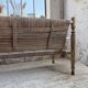 Audoux and Minet cord bench
