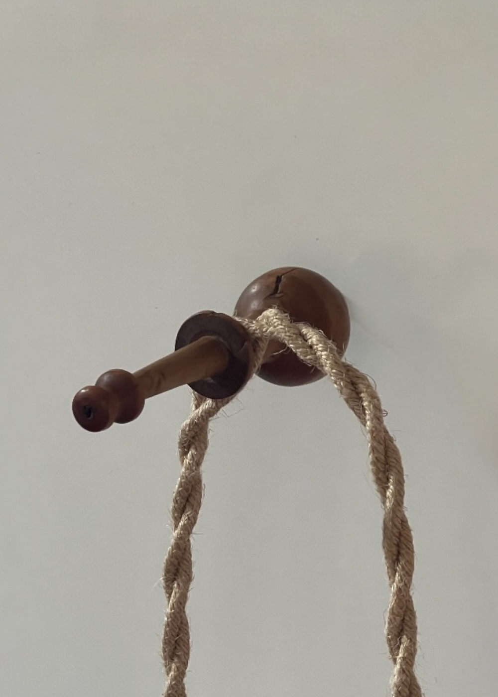 Pair of Art Deco lamps with boxwood hooks