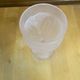Set of 5 Frosted Pink Wine Glasses Made in Italy Vintage #E170