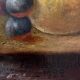 Antique oil painting on canvas "Still Life with Fruit" signed O. Leblond 1922