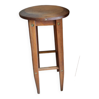 Wooden bar stool