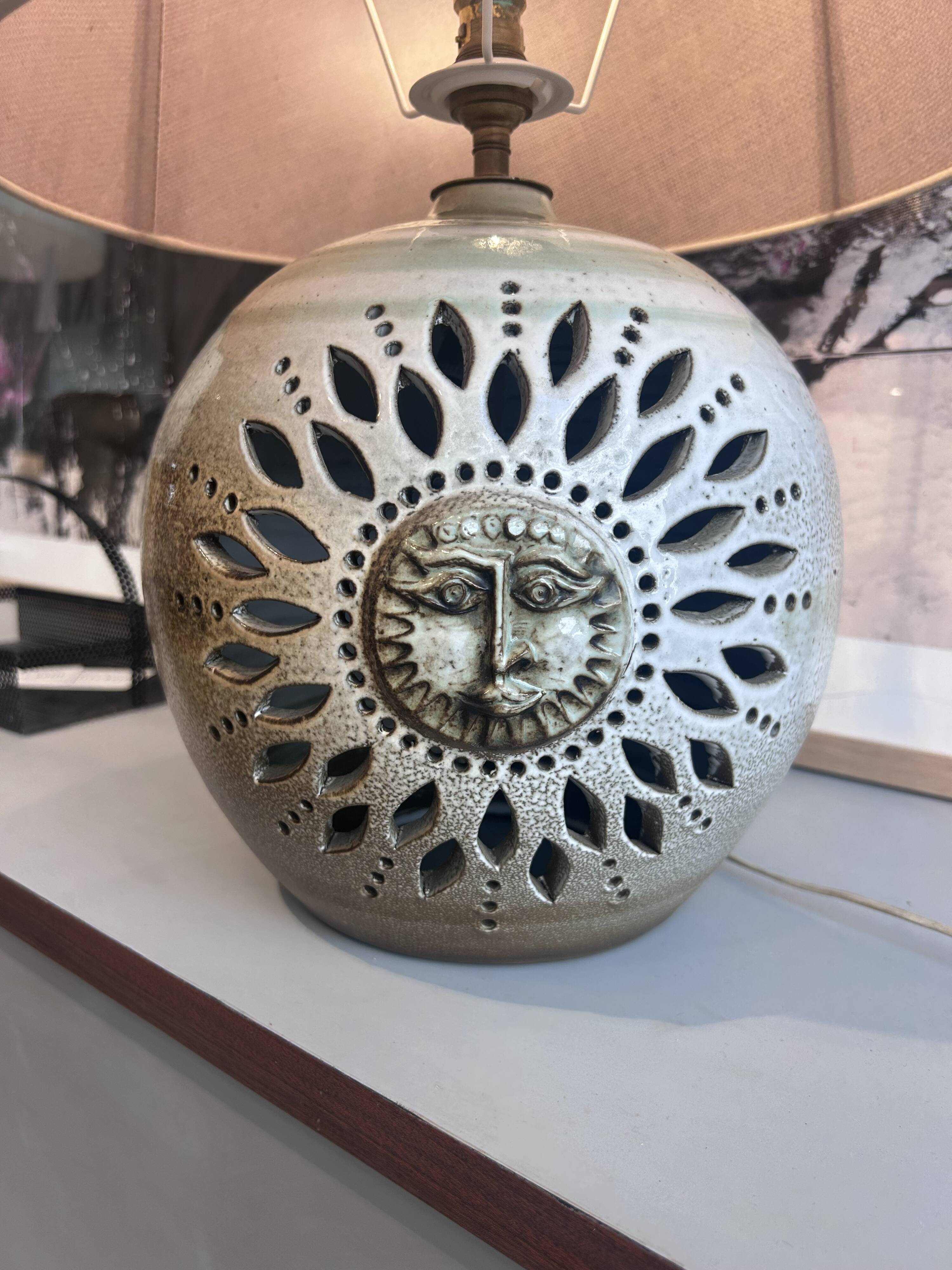 "Sun" lamp by Pierre Pissareff