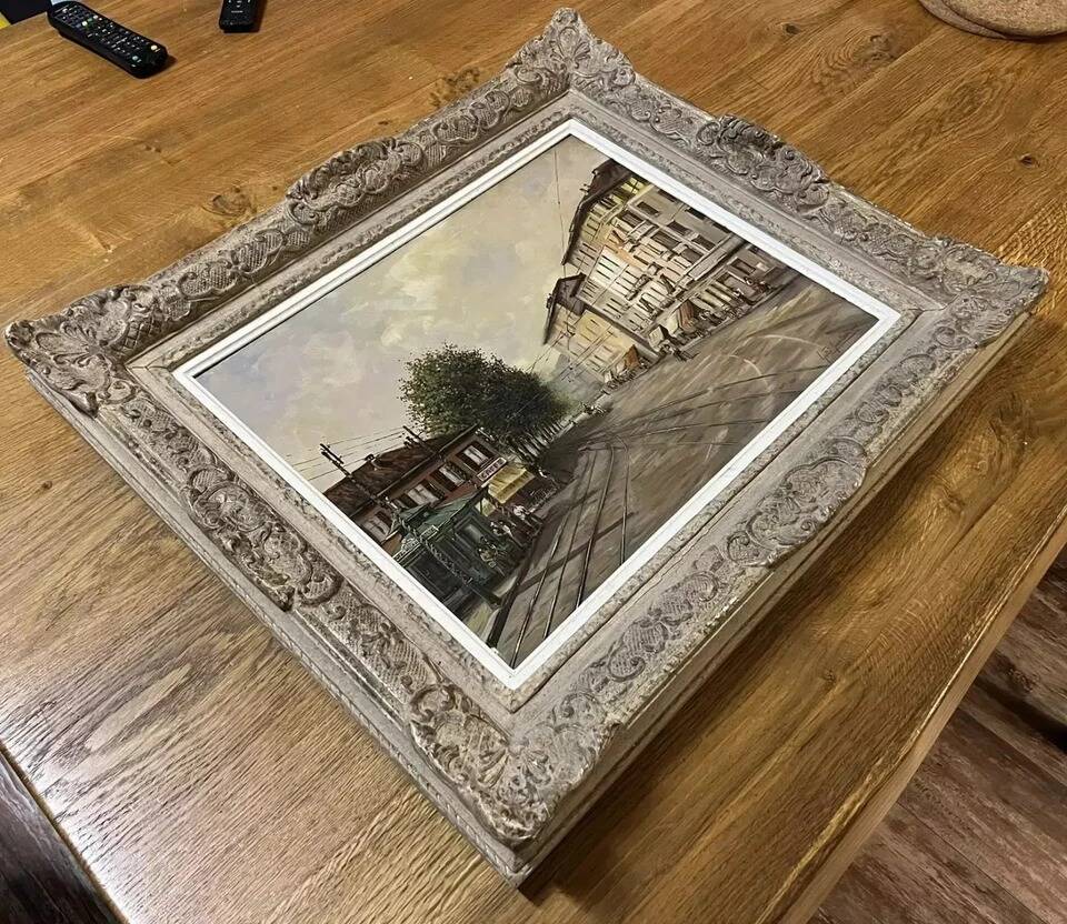 Italian School of the 20th Century: Oil on Canvas by Enrico Gatti signed