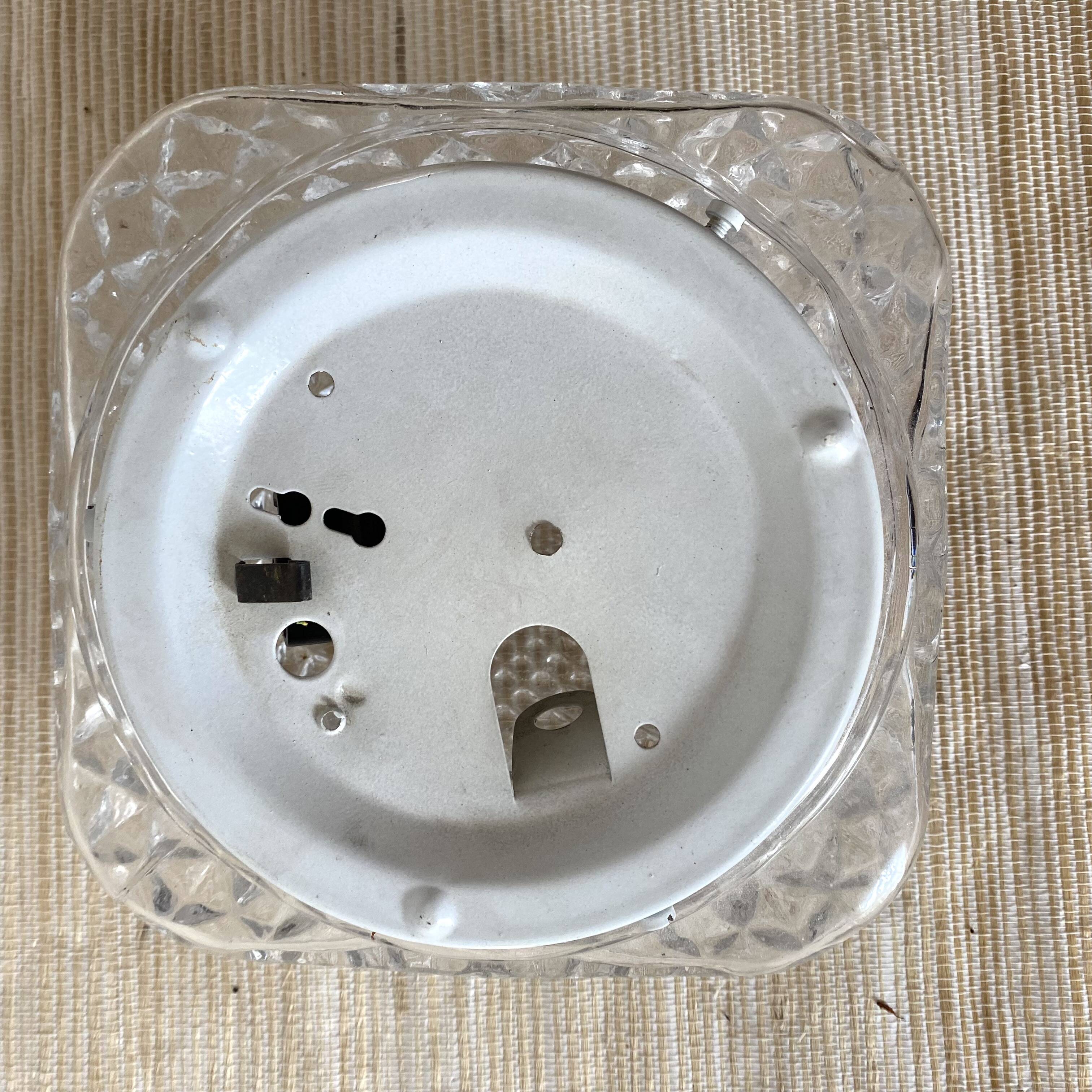 Vintage square and curved ceiling light