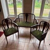 Art Deco sofa and armchair set