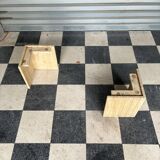 Vintage travertine coffee table