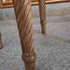Tabouret de piano en bois doré