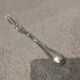 Silver-plated cold meat fork by Christofle Malmaison