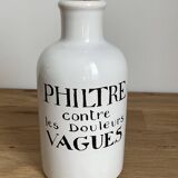 Biot porcelain bottle “philter against vague pain”