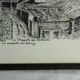 Dessin original de Nantes rue des Cordeliers et du Refuge - encre sur papier - 1987