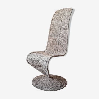 Fauteuil S par Marzio Cecchi années 70