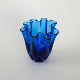 Cobalt vase, Danish design, 1970s, made in Denmark