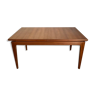Scandinavian extendable table in teak 149/225x86cm vintage an60