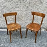 Series of 6 bistro  chairs