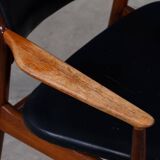 Mid-Century Armchair in Rosewood by Arne Vodder, Denmark, 1960s