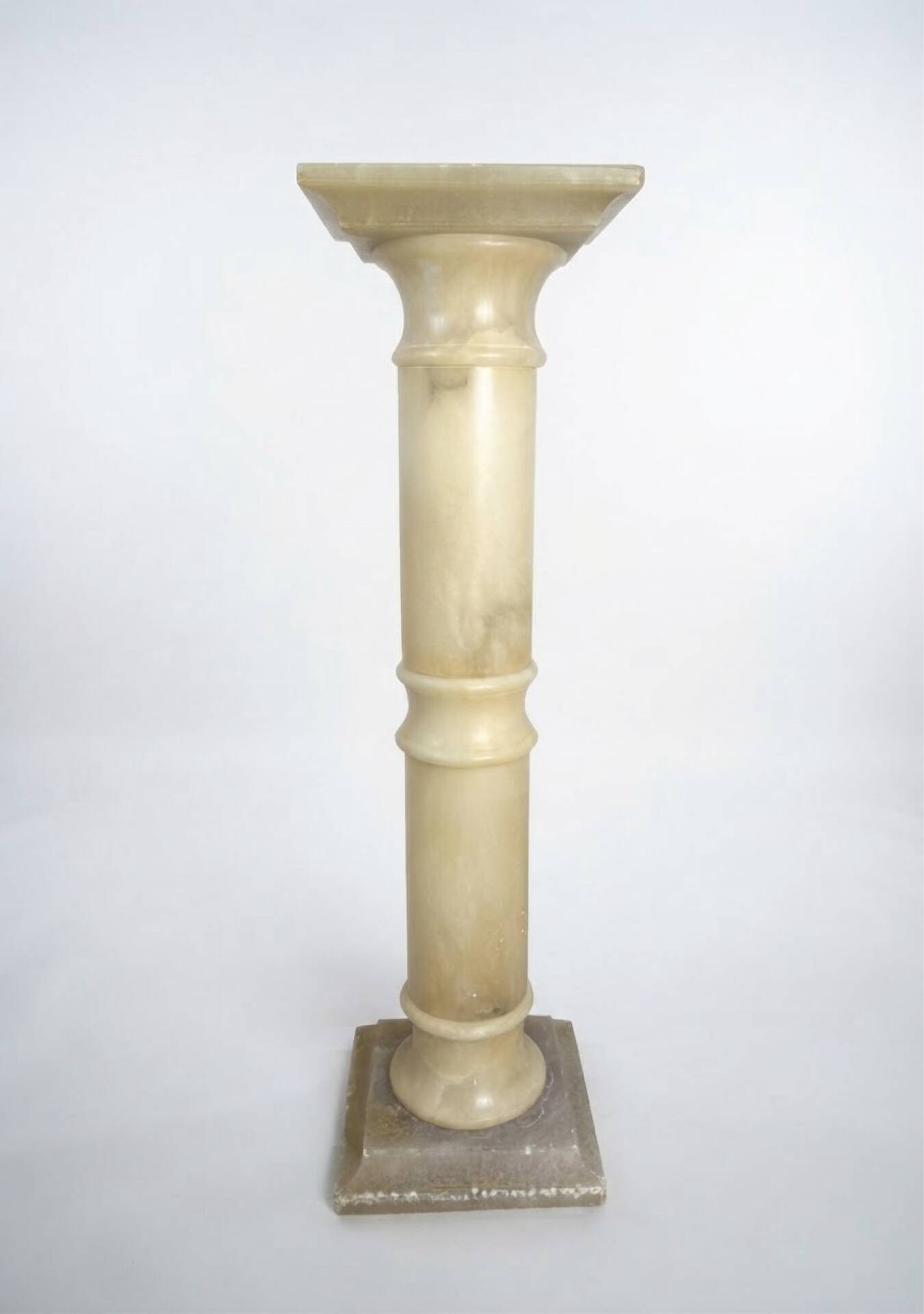 Alabaster column - 19th-century pedestal