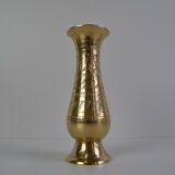 Vintage brass vase, India, 1960's.