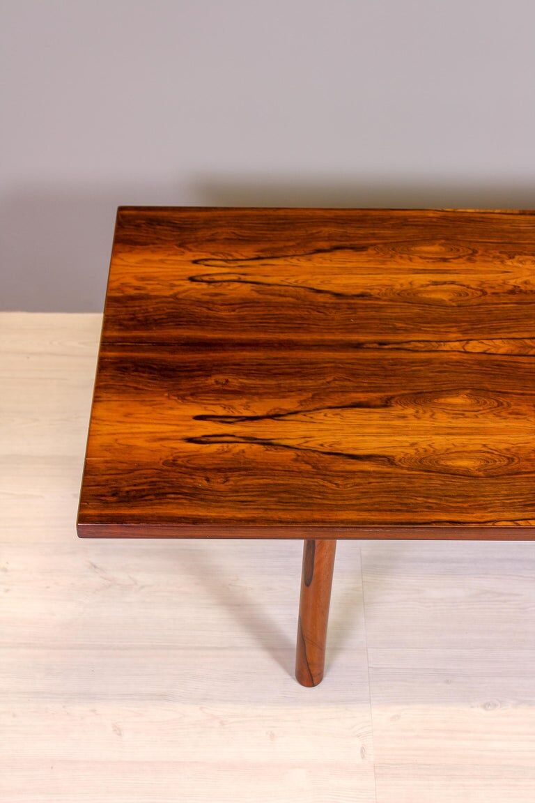 Hans J Wegner rosewood table by Andreas Tuck 1950s