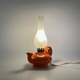 Vintage ceramic lamp, made in italy 1960
