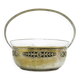 Silver-plated brass sugar bowl from Berndorf, Germany, 1920s