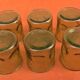 Années 1970 (lot 2) 6 verres à orangeade Verre bullé et coloré