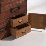 Old chest of drawers with small door – Meiji / Taishō period (c.1868-1926) #33