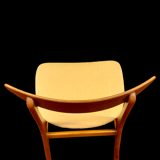 Scandinavian chairs 1960s/70s in solid beech and teak