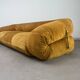 Nubuck leather amphibious sofa by Alessandro Becchi for Giovannetti,