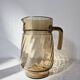 Amber Glass Carafe with Pour Spout - Lever Vintage