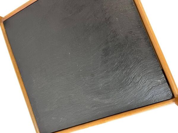 Table basse brutaliste vintage / table basse Eric Merthen