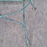 Set of 1 Table and 4 Chairs wrought iron 80s