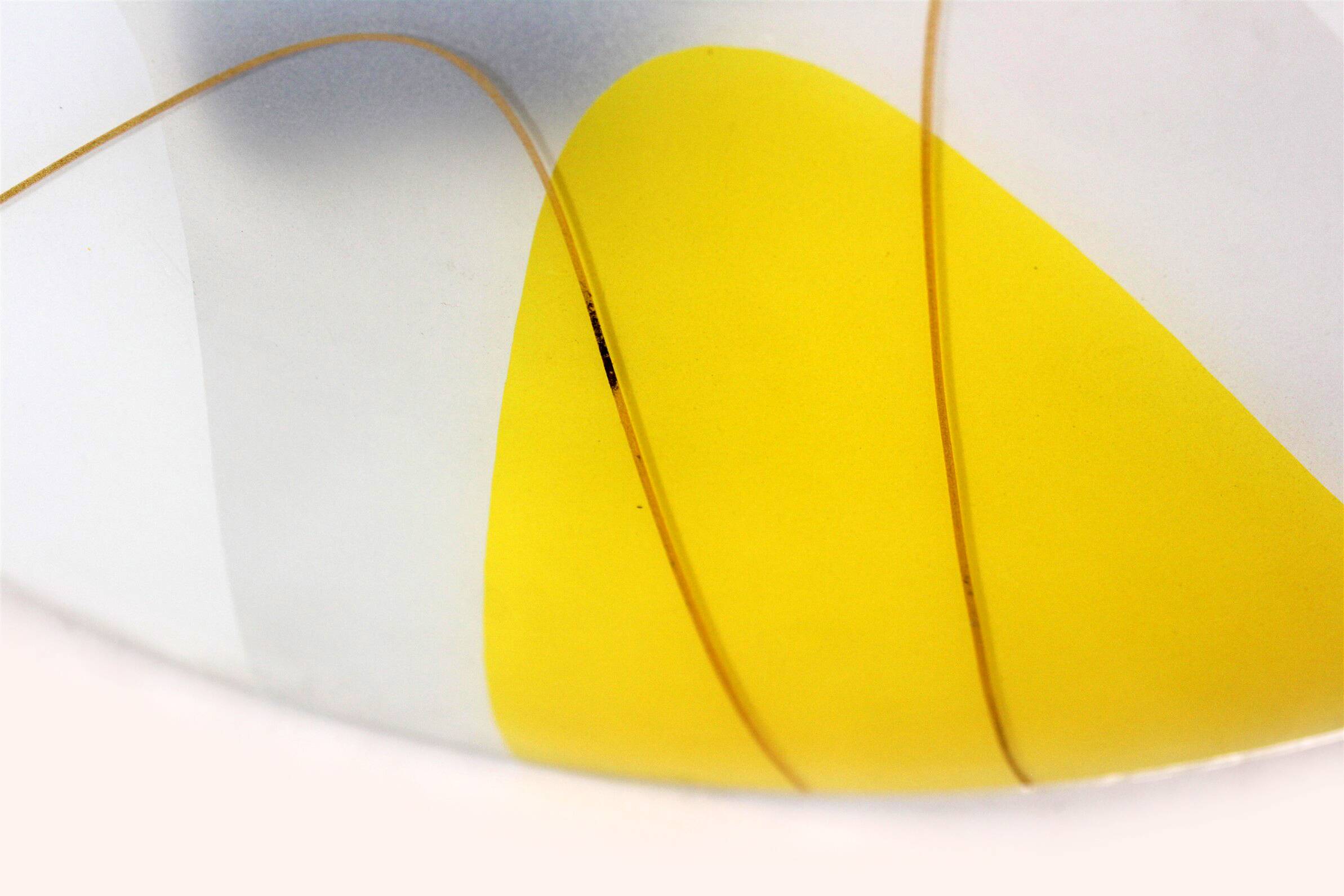 Mid-Century Czech Glass Pendant Lamps with Colorful Decor, 1970s, Set of 6