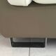 Leather 3-seater sofa