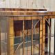 English Chippendale walnut display cabinet from the 1930s