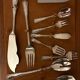 Silver-plated metal cutlery set Ercuis model Valençay - 148 pieces