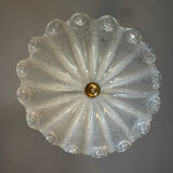 Colourless Murano glass chandelier, Venice circa 1940