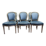 Suite de 6 chaises de style Louis XVI