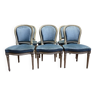 Suite de 6 chaises de style Louis XVI