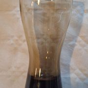 Set of 10 smoked glasses from the 60s/70s