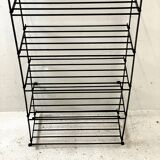 Industrial black shelf