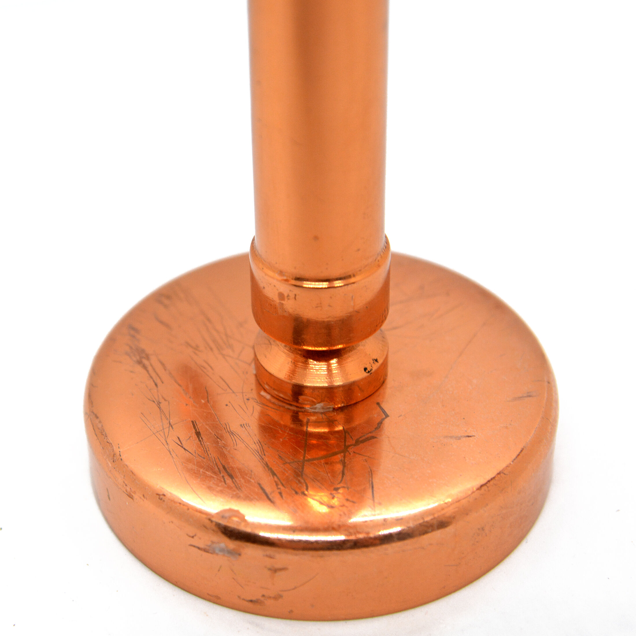 Copper five-arm candlestick Denmark 1960s