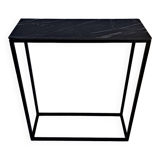 Composite marble effect console