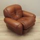 Brown armchair, Italian design, 1970s, production: Italy