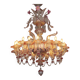 Murano chandelier with 24 branches