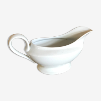 Saucier en porcelaine blanche