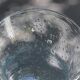 Tealight holder, blown glass candle holder in blue color from Biot glassworks